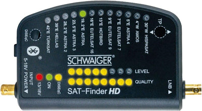 Schwaiger SF9003BT Digitaler Sat-Finder HD mit Bluetooth® und eigener App