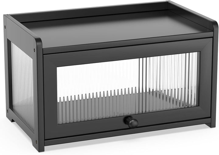 BAMBANG Bambus Brotkasten, Extragross Brotkästen Holz für Küchentheke, brotbox küche zur Brotaufbewa