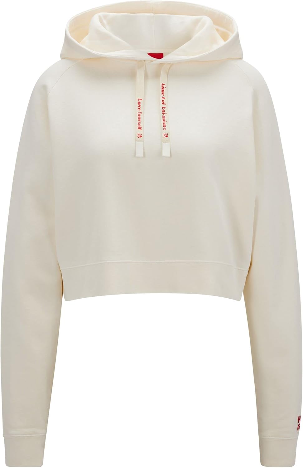 HUGO Damen Dimalaya Sweatshirt L Open White110, L Open White110