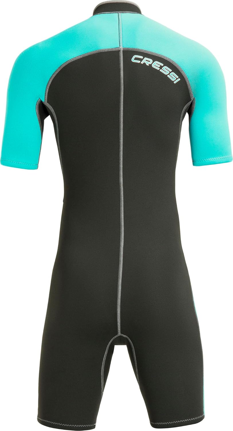 Cressi Lido Lady Shorty Wetsuit 2mm - Damen Neoprenanzug Shorty Neopren 2mm für alle Wassersportarte