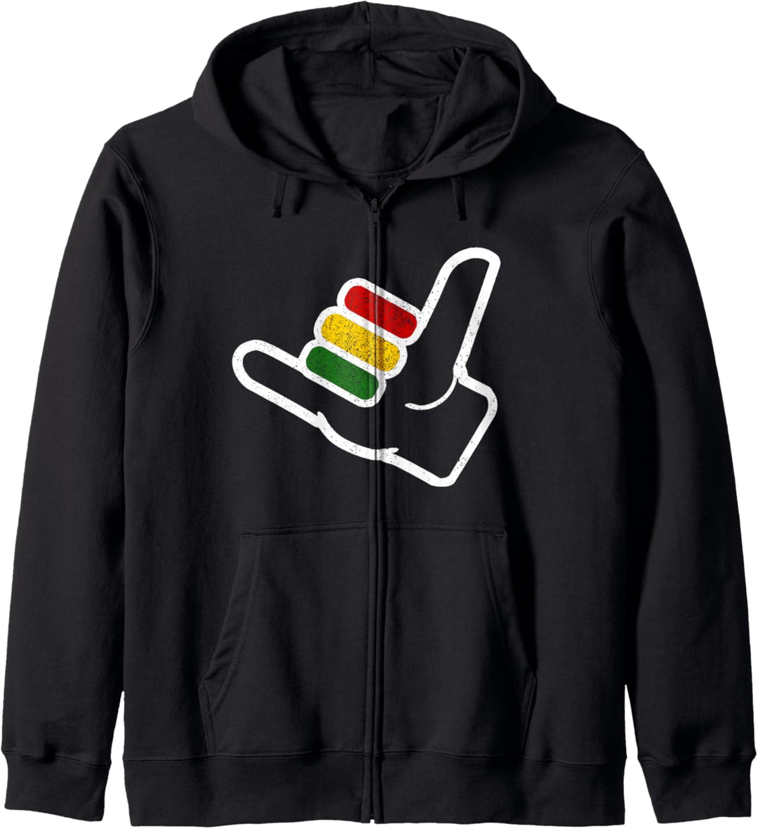 Reggae Musik Surfer Rastafari Rasta Kapuzenjacke
