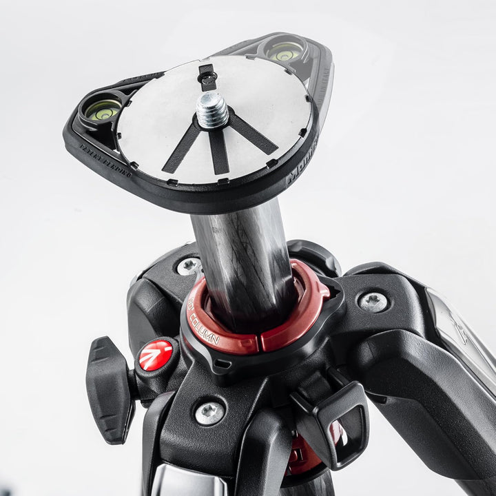 Manfrotto 055XPRO Carbon-Stativ mit 3 Segmenten – Leichtes Reise-Stativ für DSLR & spiegellose Kamer