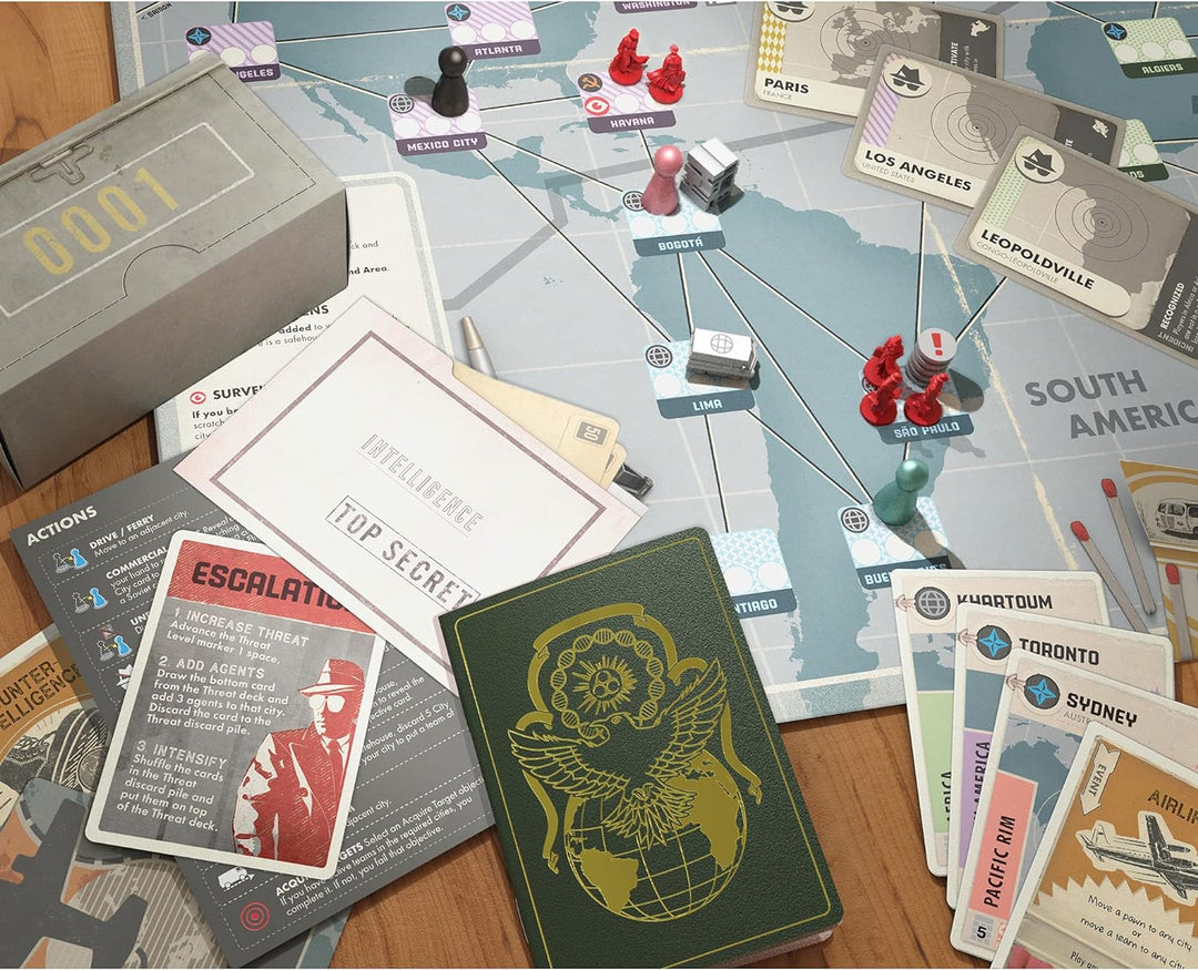 Z-Man Games, Pandemic Legacy Season 0, Board Game, Ages 14+, for 2 to 4 Players, 60 Minutes Playing