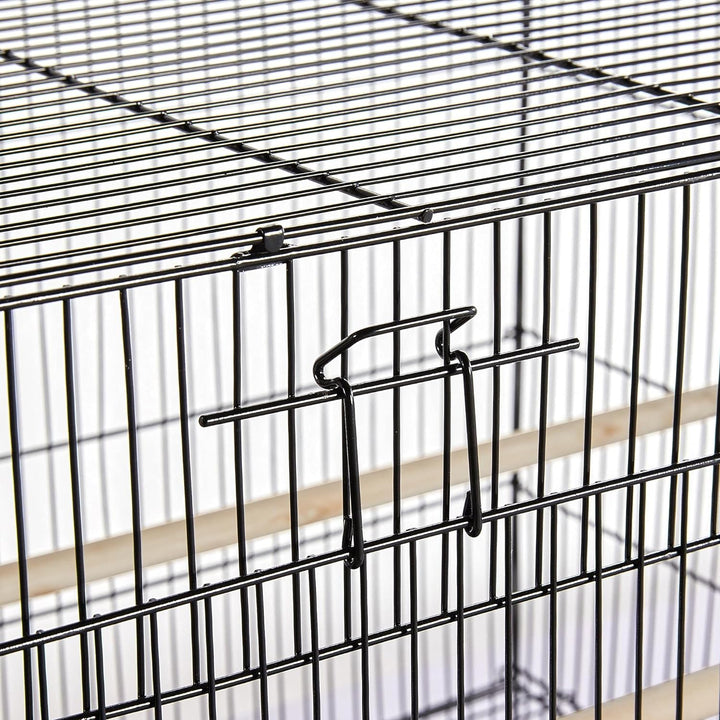 Yaheetech Vogelkäfig Stapelbarer Flugkäfig breiter käfige mit extra viel Platz für Papageien Sittich