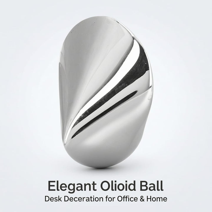 Oloid-Schreibtischspielzeug, Dekompressionsball aus Edelstahl mit Glättenden Oberflächen, für Bürode
