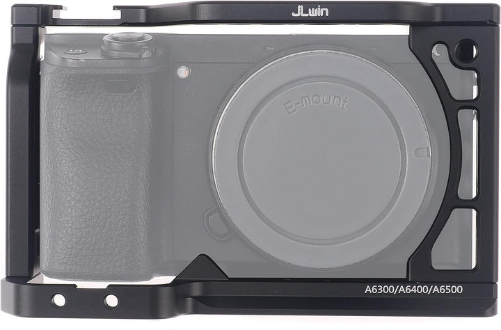 A6000 A6500 Cage, Hersmay Kamerakäfig Aluminium Camera Cage für Sony A6500 A6400 A6300 A6000 A6100