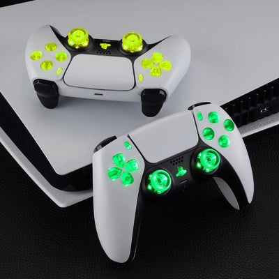 eXtremeRate Leuchttaste DTF LED V3 Kit für ps5 Controller BDM-010&BDM-020 D-Pad Tasten Thumbsticks R