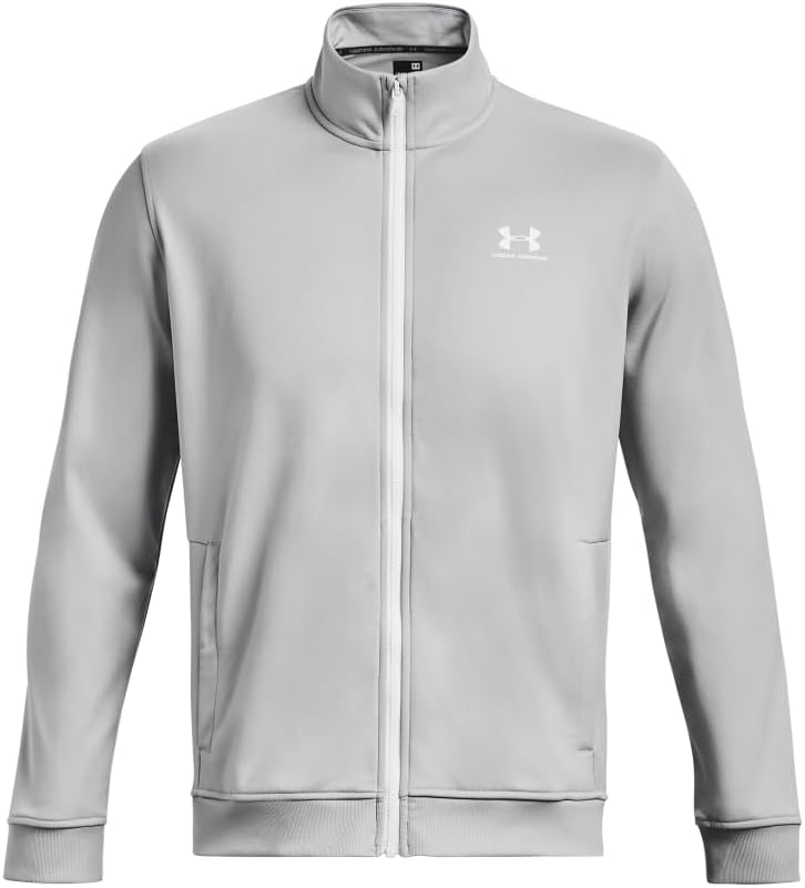Under Armour Herren Sportstyle Tricot Jacke Sweatshirt M Modgrau/weiss, M Modgrau/weiß