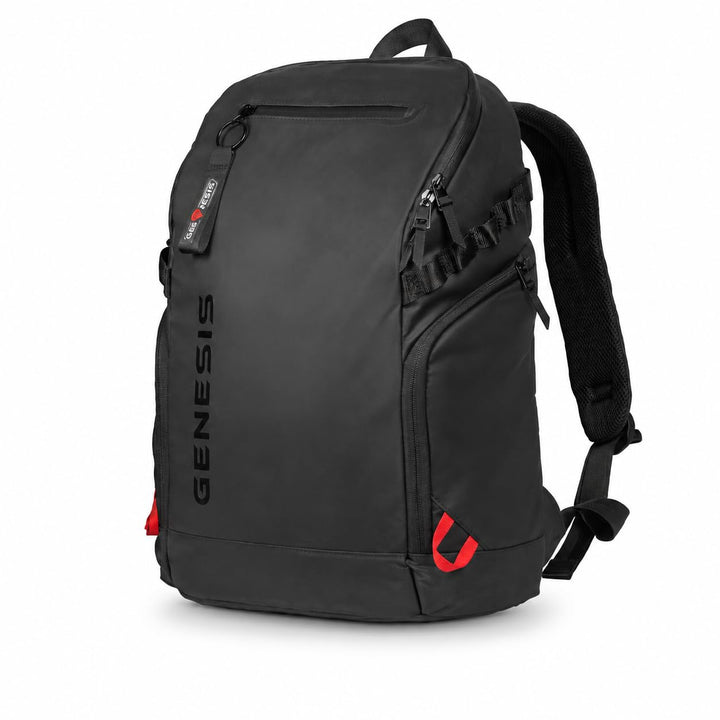 Genesis Pallad 420 Rucksack 15,6 Zoll / 18 L | Laptop-Rucksack mit 6 Taschen, Tabletfach, Trolley-Sy