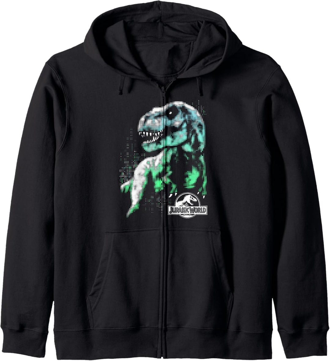 Jurassic World Pixel T-Rex Kapuzenjacke