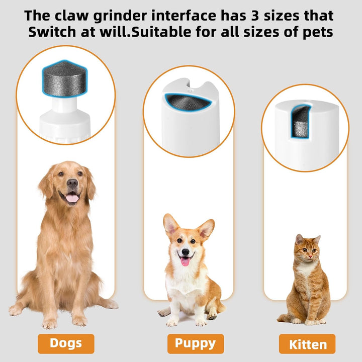Hundeschermaschine,4 in 1 Leise Tierhaarschneidemaschine,Profi Schermaschine Hund Katze mit LED-Anze