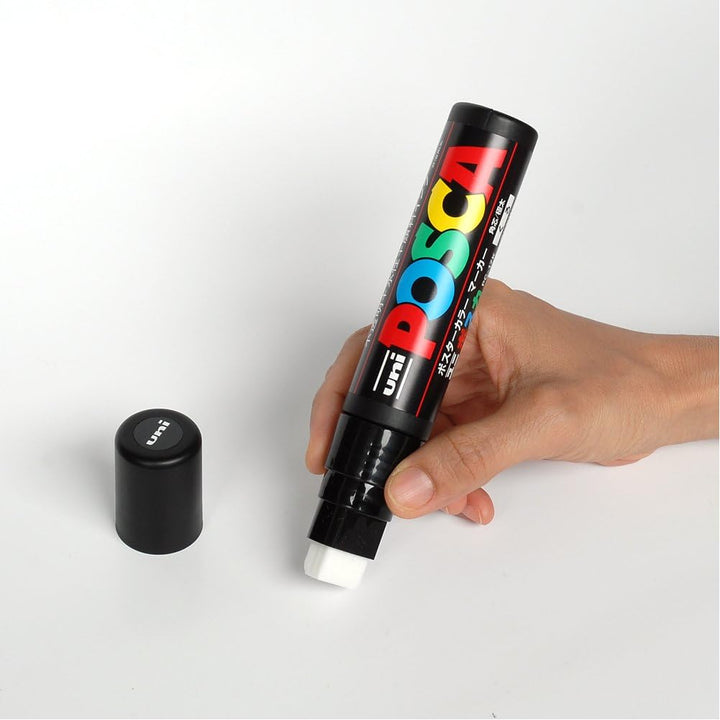 uni-ball POSCA (186308) Marker mit extra breiter Rechteckspitze, 8er Set, 8er Set