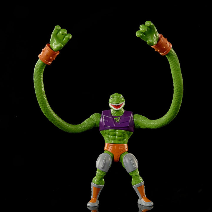 MASTERS OF THE UNIVERSE Snake Men Sssqueeze - Schlangenmensch Bösewicht mit beweglichen 18 cm grosse