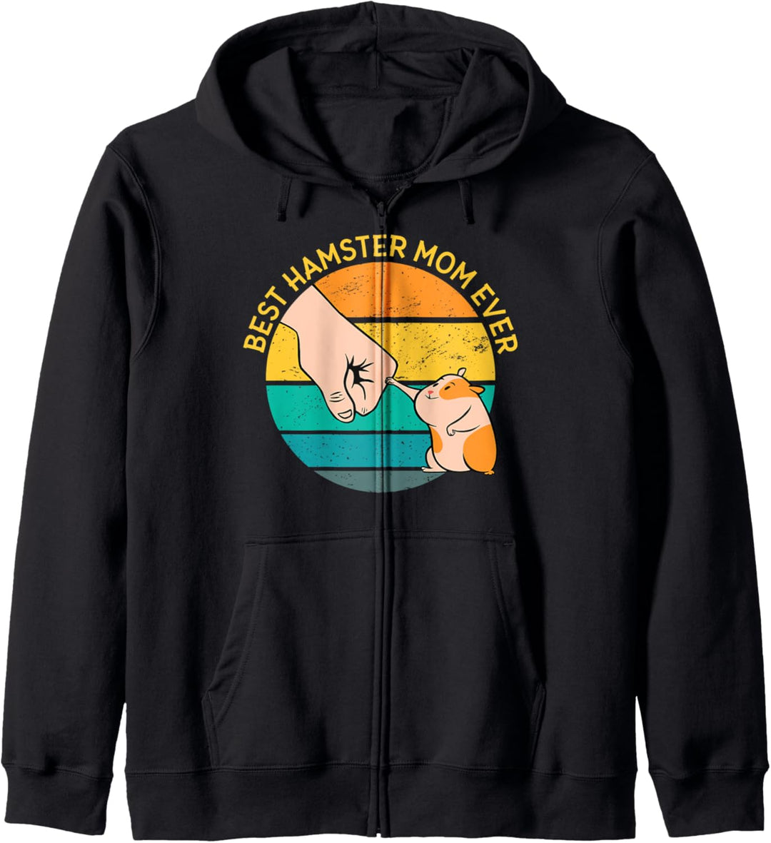 Hamster Mom Pet Lover Geschenk Hamster Mutter Hamster Mama Kapuzenjacke