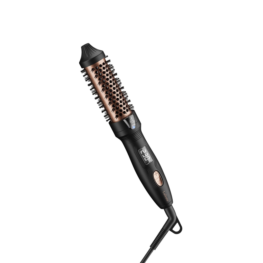 Thermobürste, MINI Thermal Brush, 27mm Heisse Bürste für Blowout-Effekt, Tourmalin-Keramik-Ion-Locke