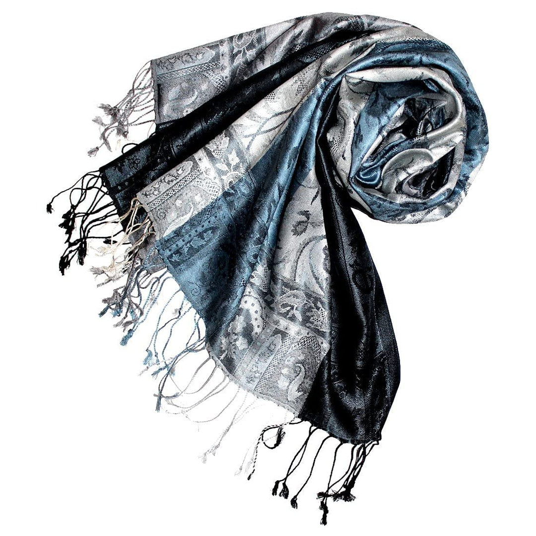 Lorenzo Cana Herren Schal Schaltuch gewebt 100% Seide 70 cm x 190 cm Paisley Seidenschal Seidentuch