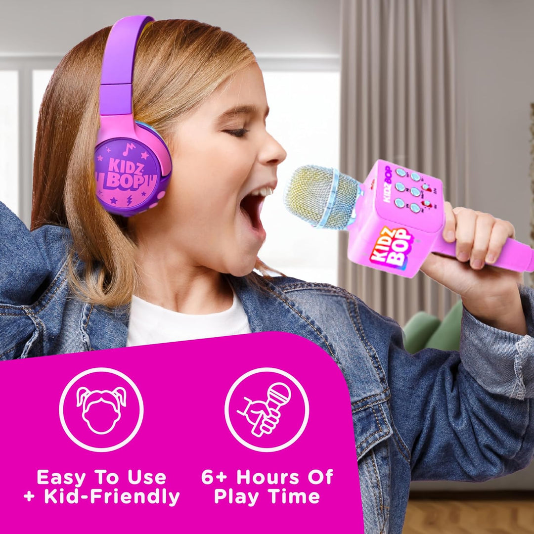 Move2Play, Kidz Bop Karaoke-Mikrofon | Die Hit-Musikmarke für Kinder | Spielzeug für Mädchen &amp; Junge