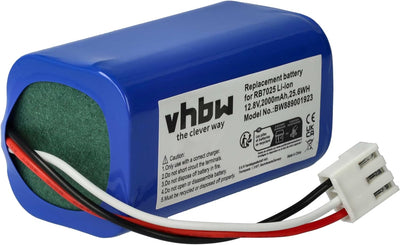 vhbw Akku kompatibel mit Severin Chill RB 7025 Saugroboter (2000 mAh, 12,8 V, Li-Ion)