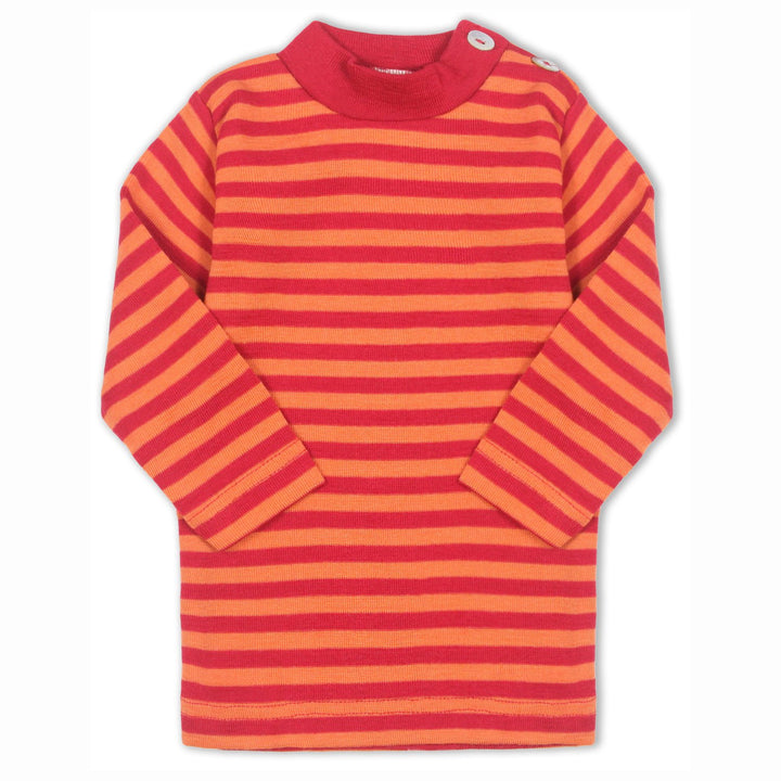 Engel Baby Pulli, Wolle Seide, Natur, Gr. 62/68-110/116, 2 Farben 74-80 Kirschrot/Orange, 74-80 Kirs