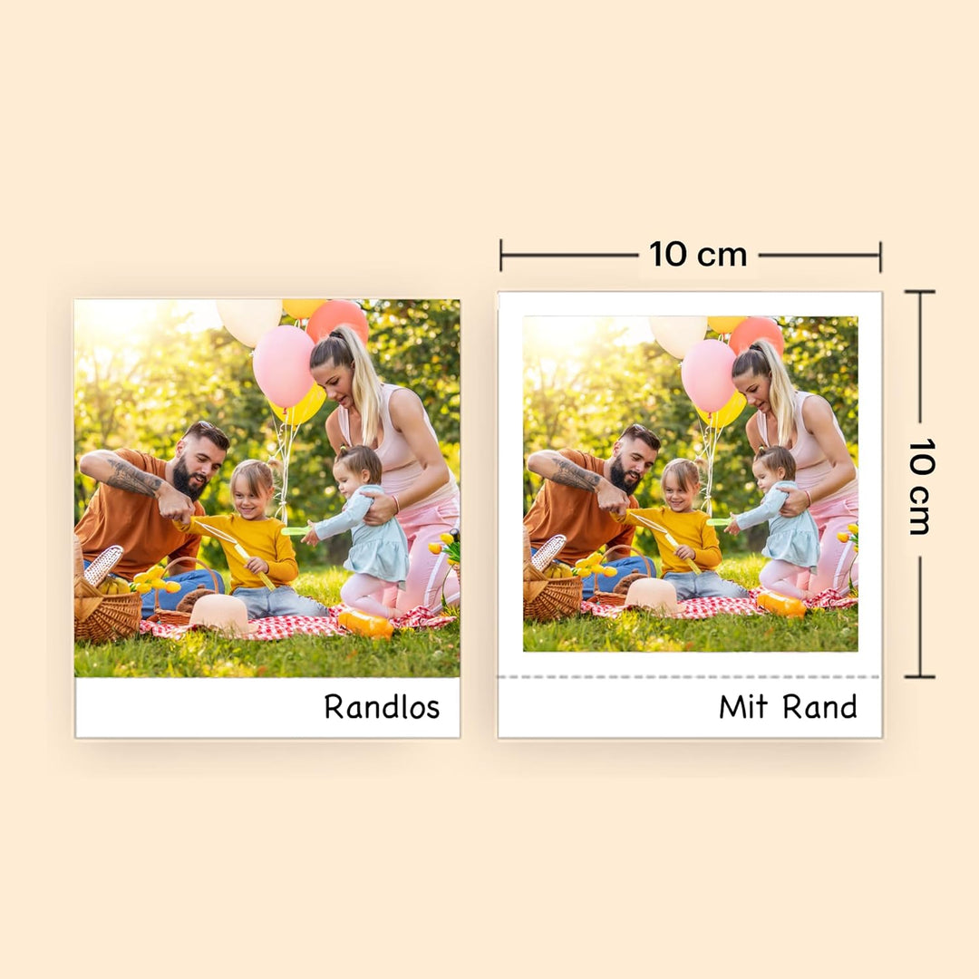 Kodak Cam Mini Shot 4 ERA Black 4x4 4x4 + 8 Blatt Black, 4x4 + 8 Blatt Black