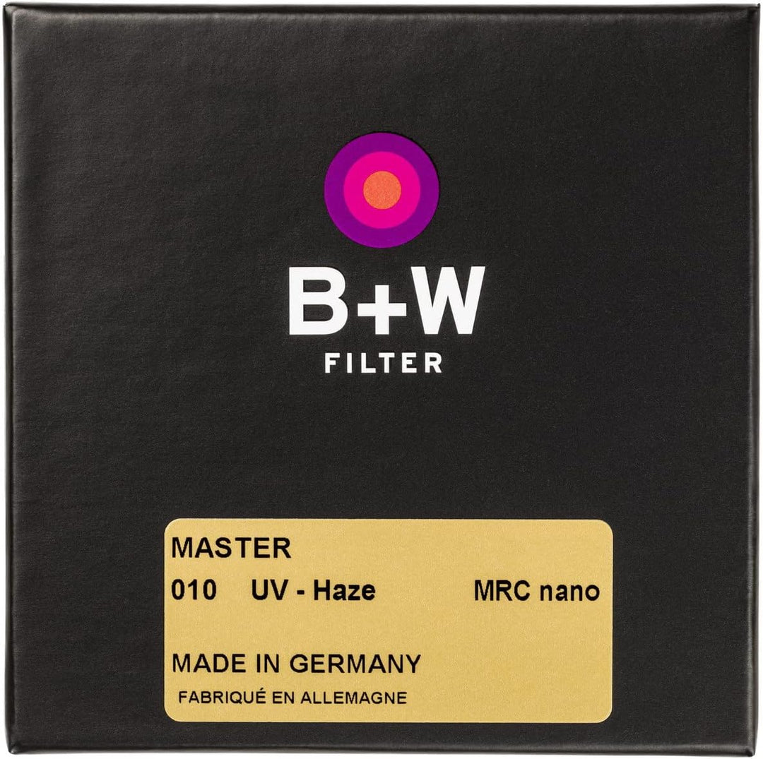 B+W UV-Filter MRC Nano Master 52mm (16x vergütet, Slim, Premium) 1101501 Black