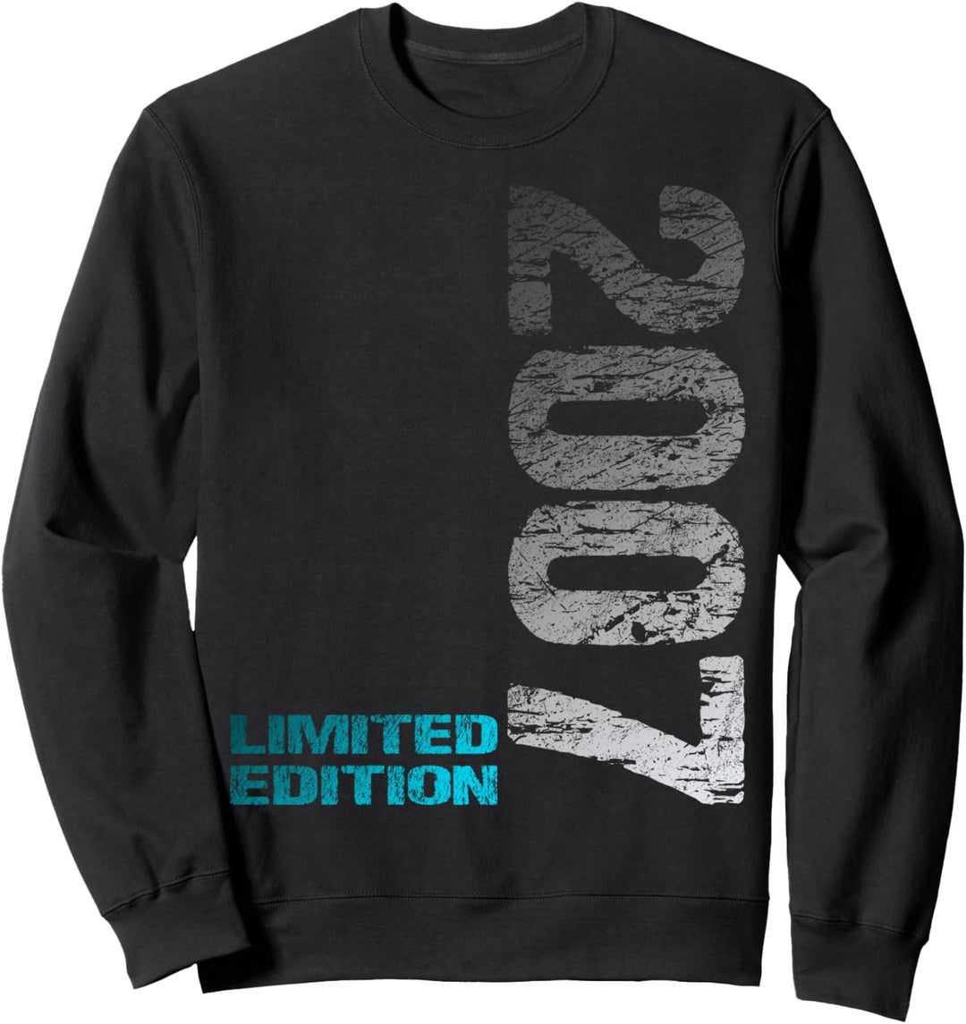 17. Geburtstag 2007 Limited Edition Junge Mädchen Sweatshirt