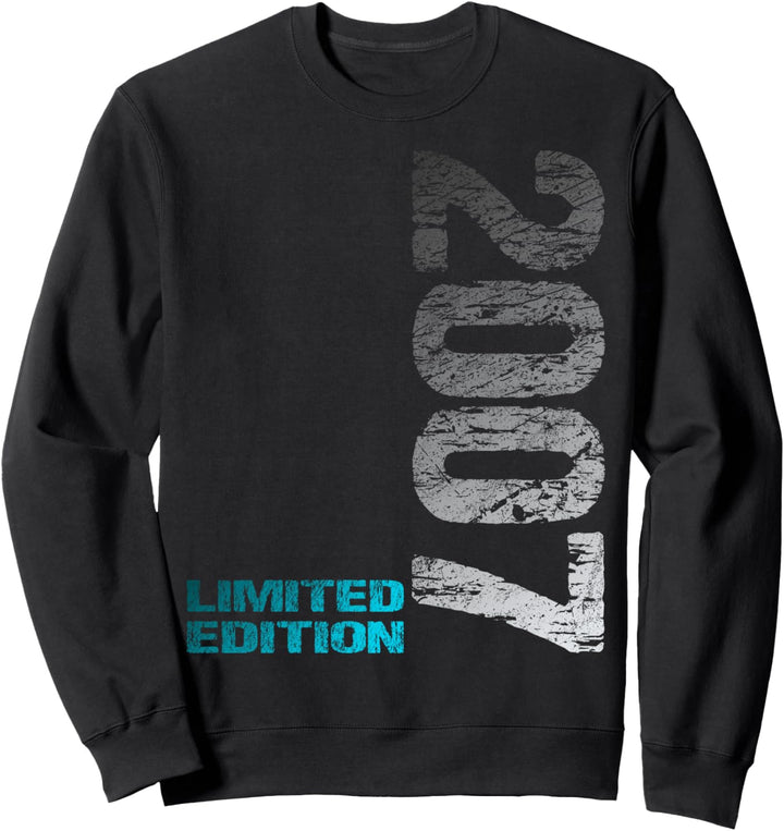 17. Geburtstag 2007 Limited Edition Junge Mädchen Sweatshirt