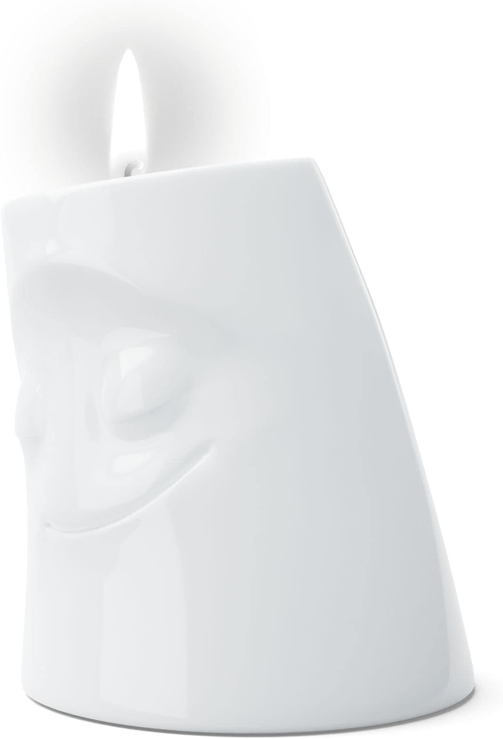 FIFTYEIGHT PRODUCTS/Tassen/Kerzenschmusie „Verschmust (grosser Kerzenhalter, weiss, Made in Germany)