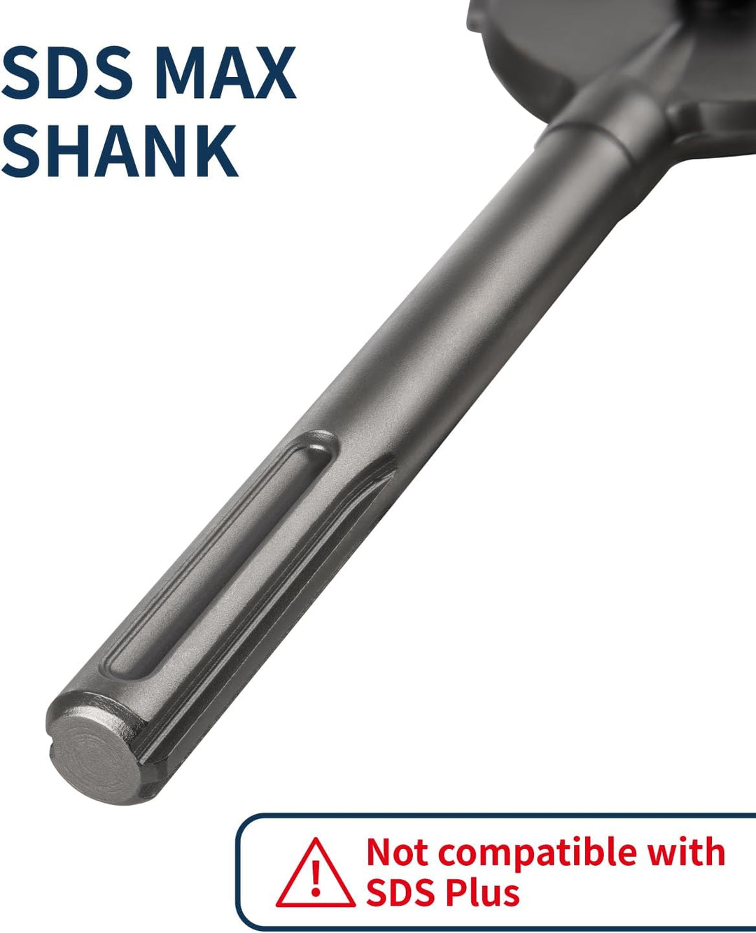Firecore SDS Max Bodenschaber mit Ersatzspaten, Spachtelmeissel 320mm × 140mm, Meisselbits für SDS M
