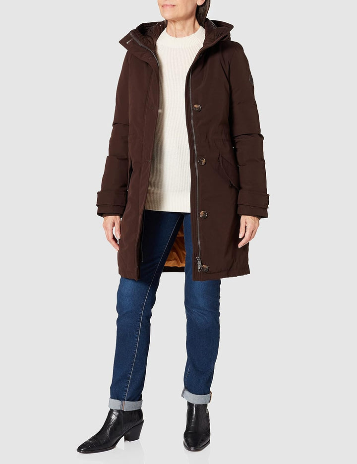 s.Oliver Damen Wollmischungs-Mantel 46 Brown 8885, 46 Brown 8885