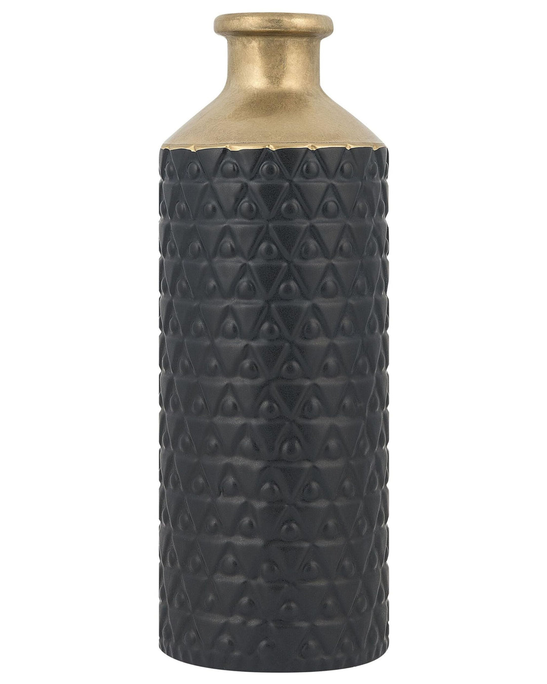 Hohe Vase im antiken Stil schwarz Arsin