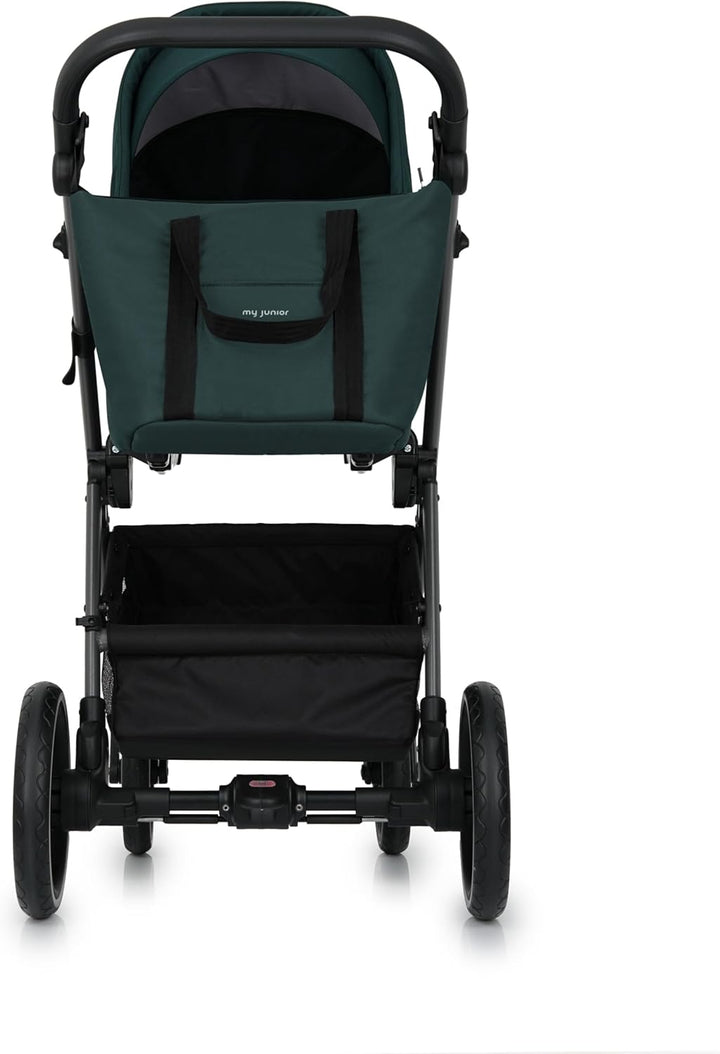 my junior® NOAX² Wickeltasche | praktische Tasche mit Schultergurt und Befestigungshaken am Griff fü