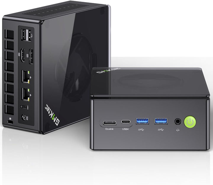GMKtec Gaming Mini PC K8 Plus AMD Ryzen 7 8845HS (8K/16T, bis zu 5,1 GHz) 32 GB DDR5 RAM 1 TB SSD, D
