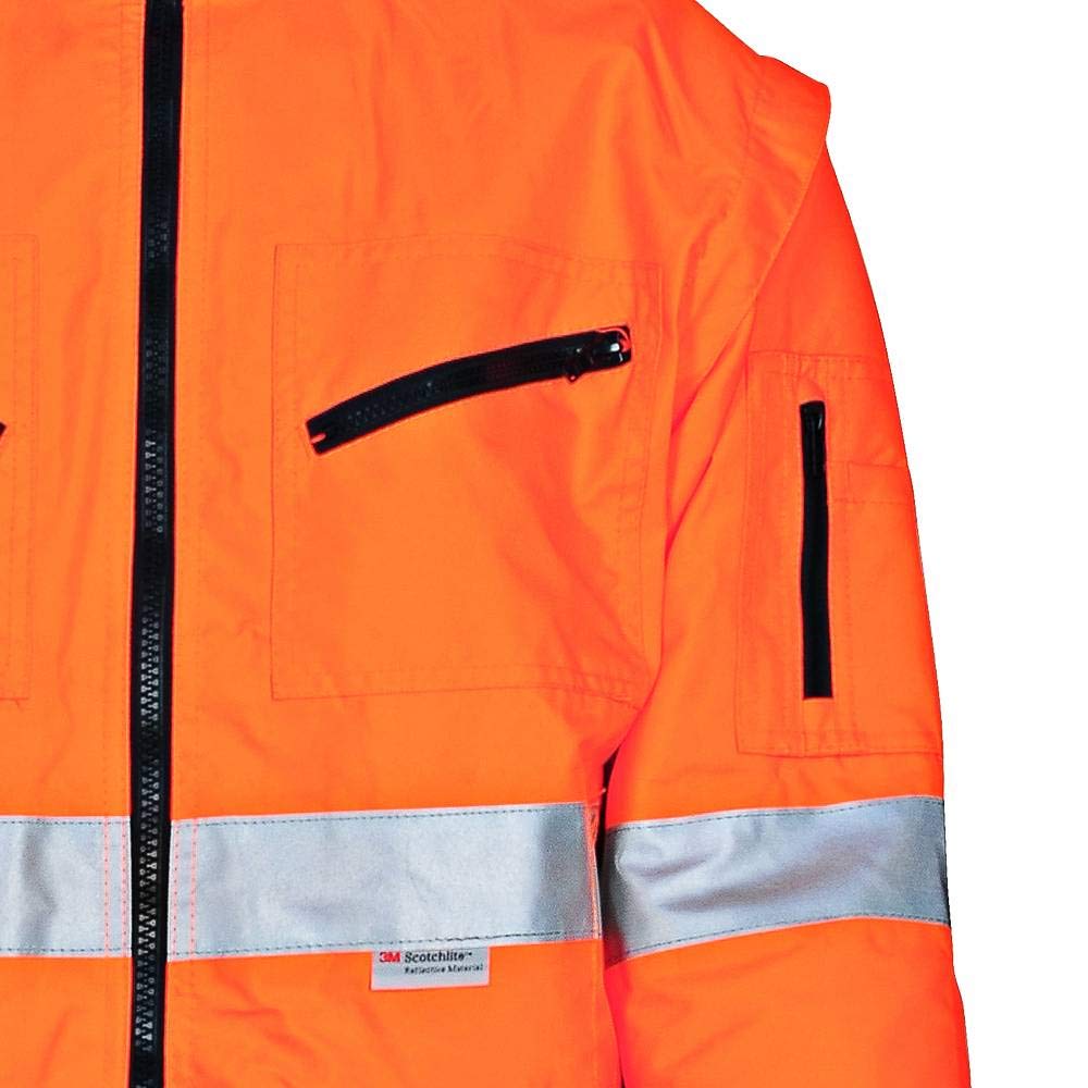 Prevent Warnschutz-Pilotenjacke 174ZO, leuchtorange, Gr. M M-6XL, M-6XL