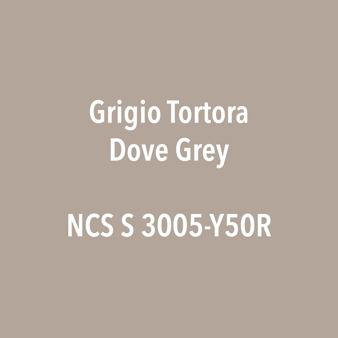 bianco Shabby® Grigio Tortora Kreidefarbe Wasserbasis für Alle Oberflächen einfach zu verarbeiten oh