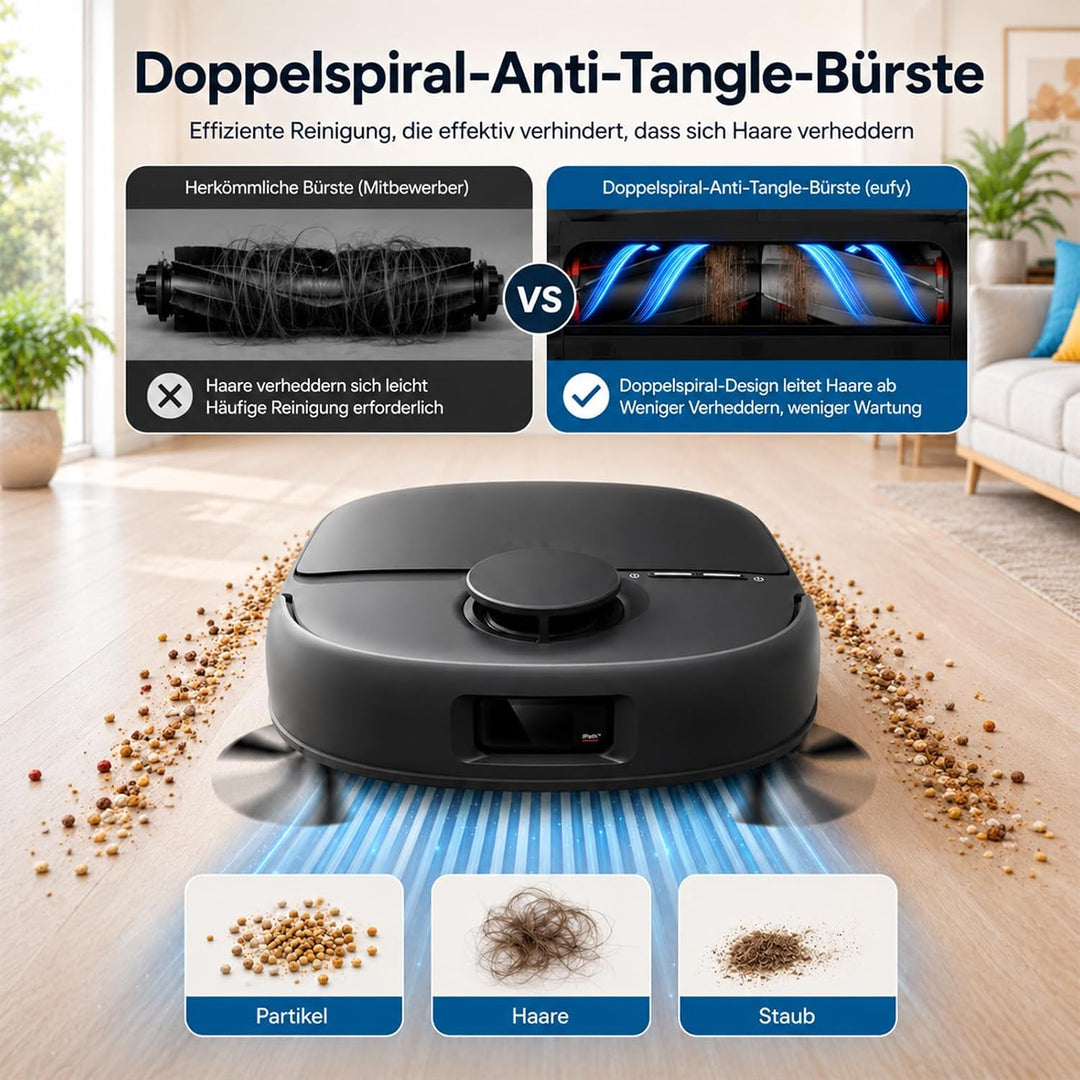21 Stück Zubehörset für Eufy Saug- und Wischroboter C28 5-in-1 Zubehörset für Eufy C28, Zubehörset f