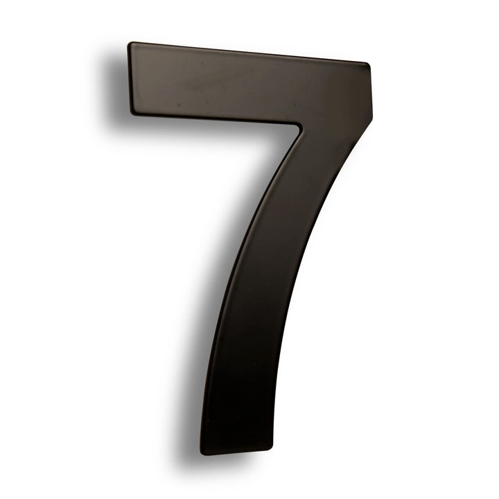 HASWARE 304 Edelstahl Moderne Hausnummer 6 Zoll/15cm Stilvolle Tür Alphabet Plakette für Strasse Hom