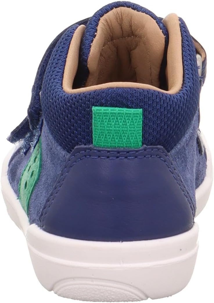 Superfit Jungen Superfree Lauflernschuhe 20 EU Weit Blau Grün 8000, 20 EU Weit Blau Gr&#xFC;n 8000
