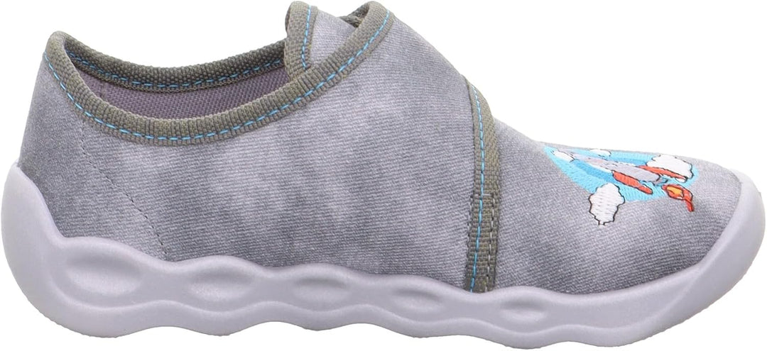 Superfit Jungen Bubble Hausschuh 23 EU Grau 2020, 23 EU Grau 2020