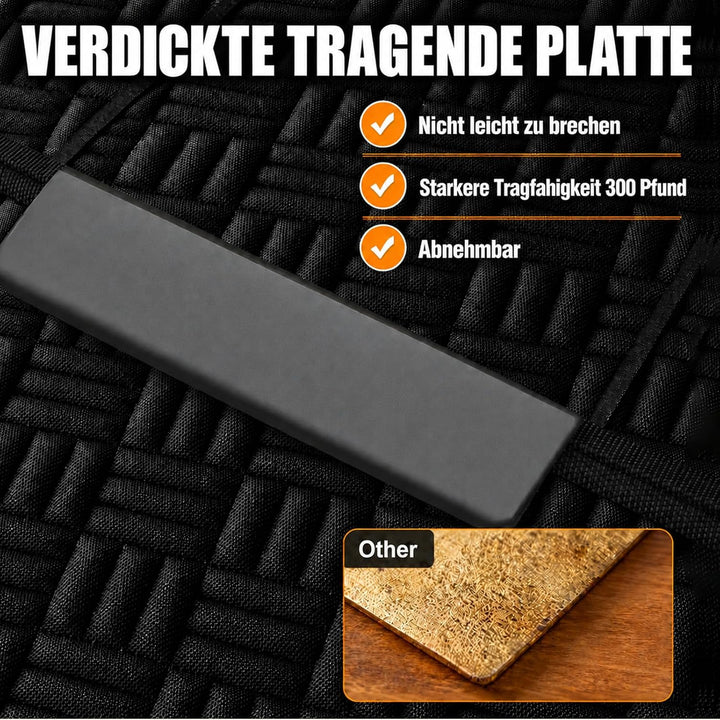 Hundedecke für Auto Rückbank, 129x60cm, Hundesitzbezug mit Harter Unterseite hält 300Pfund, 600D, Kr
