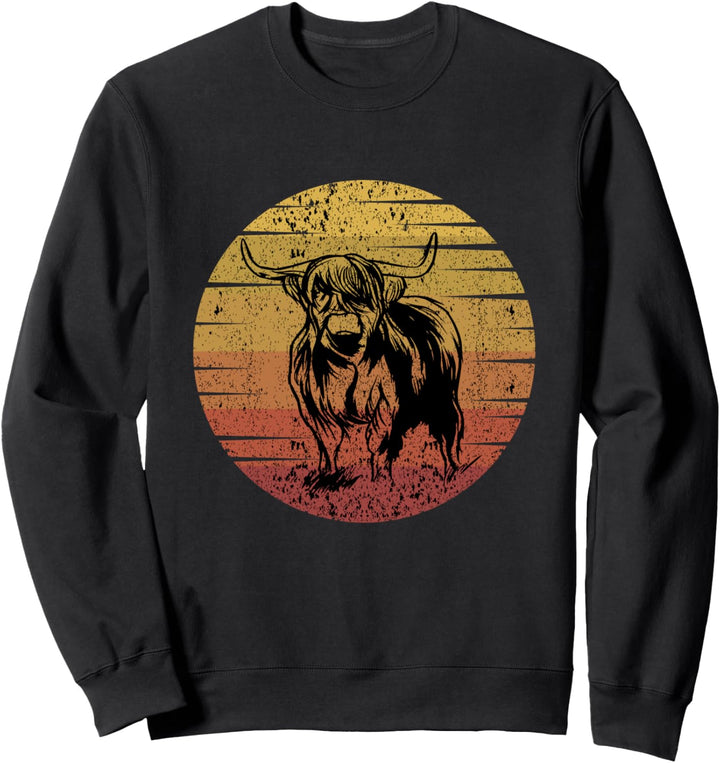 Schottische Highland-Kuh Rind, Highland-Kuh Sweatshirt