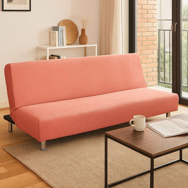 MAXIFUNDAS Bettbezug für Schlafsofa, 3-Sitzer, Strada, Pastellrosa Babyrosa, Babyrosa