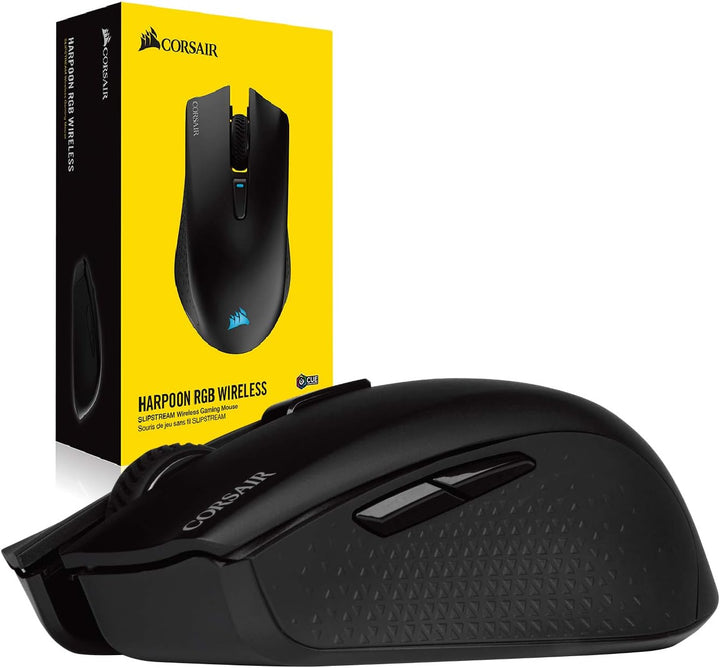 Corsair Harpoon Wireless RGB Lightweight FPS/MOBA Gaming Mouse - 10.000 DPI - 6 Programmierbare Tast
