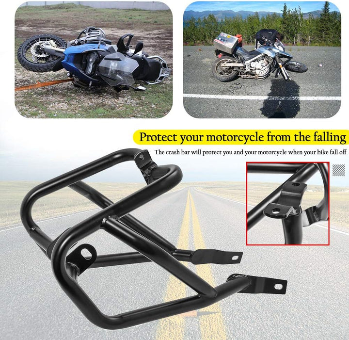 Motorrad Stahl Autobahn Käfig Sturzbügel Sturzbügel Motorschutz Stossfänger Rahmen Fallschutz für K.