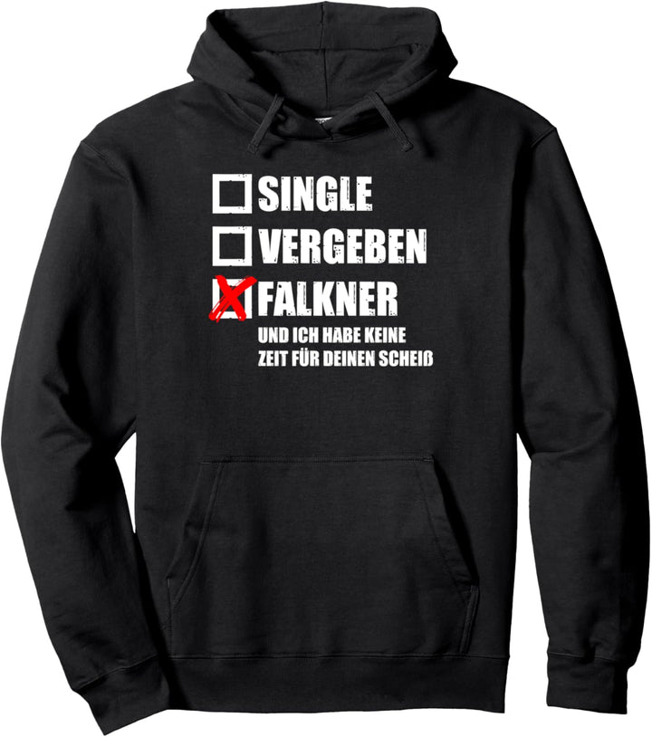 Single vergeben Greifvogel Falknerei Falkner Pullover Hoodie