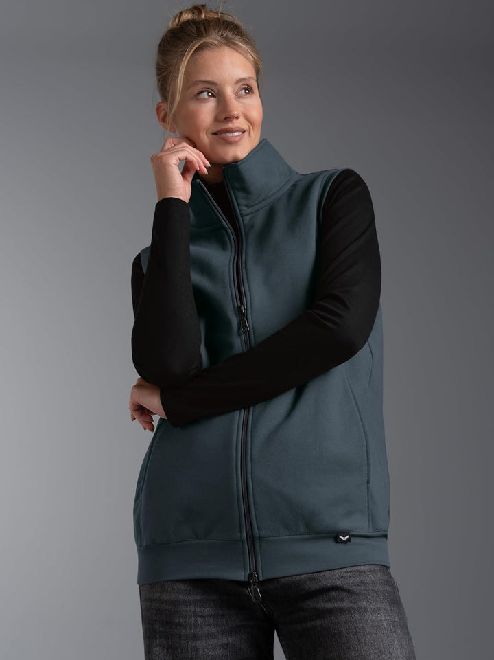Trigema Weste aus bequemem Sweat-Material M Anthrazit, M Anthrazit