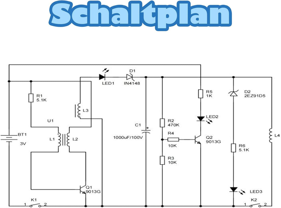 Schiessspiel Löt Bausatz, BANRIA DIY Elektromagnetischer Sender Lötprojekt Mint Bildungstechnisches