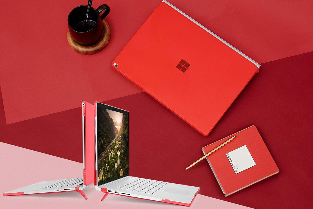 mCover Hartschalen für 13,5-Zoll Micosoft Surface Book - Rot Microsoft surface book Rot, Microsoft s