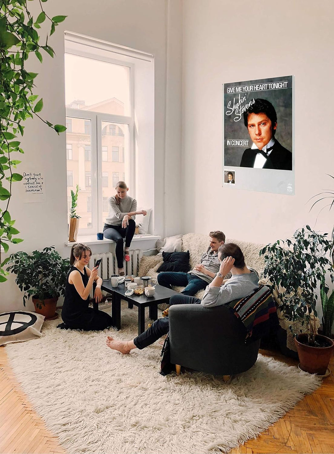 Shakin' Stevens - The Bop Wont Stop, 1983 » Konzertplakat/Premium Poster | Live Konzert Veranstaltun