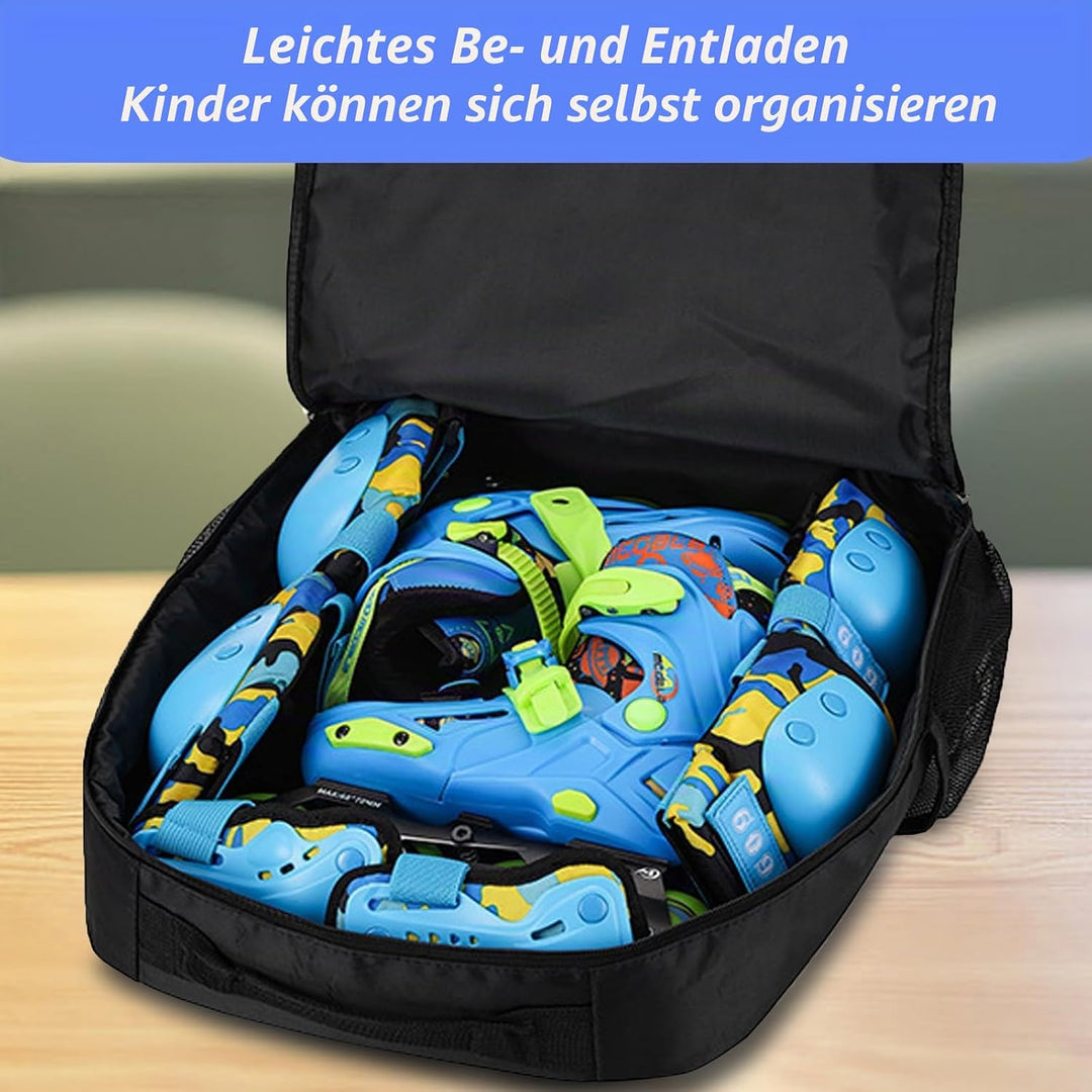 Fadcaer Atmungsaktive Transporttasche für Kinder, Rollschuhe, Rollschuh, Tasche für Inline-Skates, E